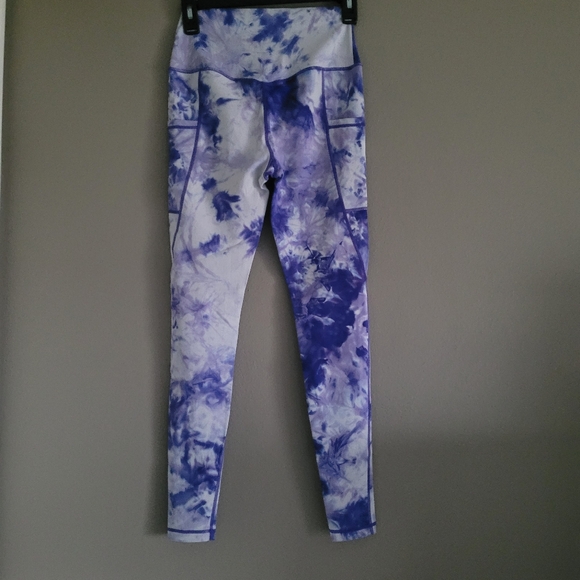CVG Purple Dye Hard Leggings Small Full Length - Picture 4 of 6
